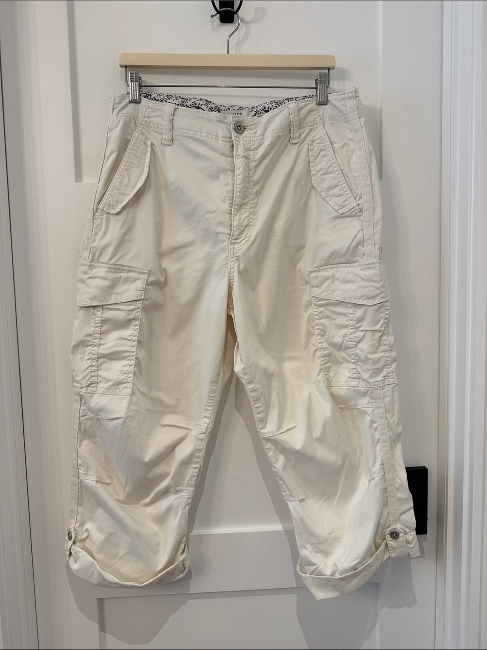 Marks & Spencer Cream Cargo Capris